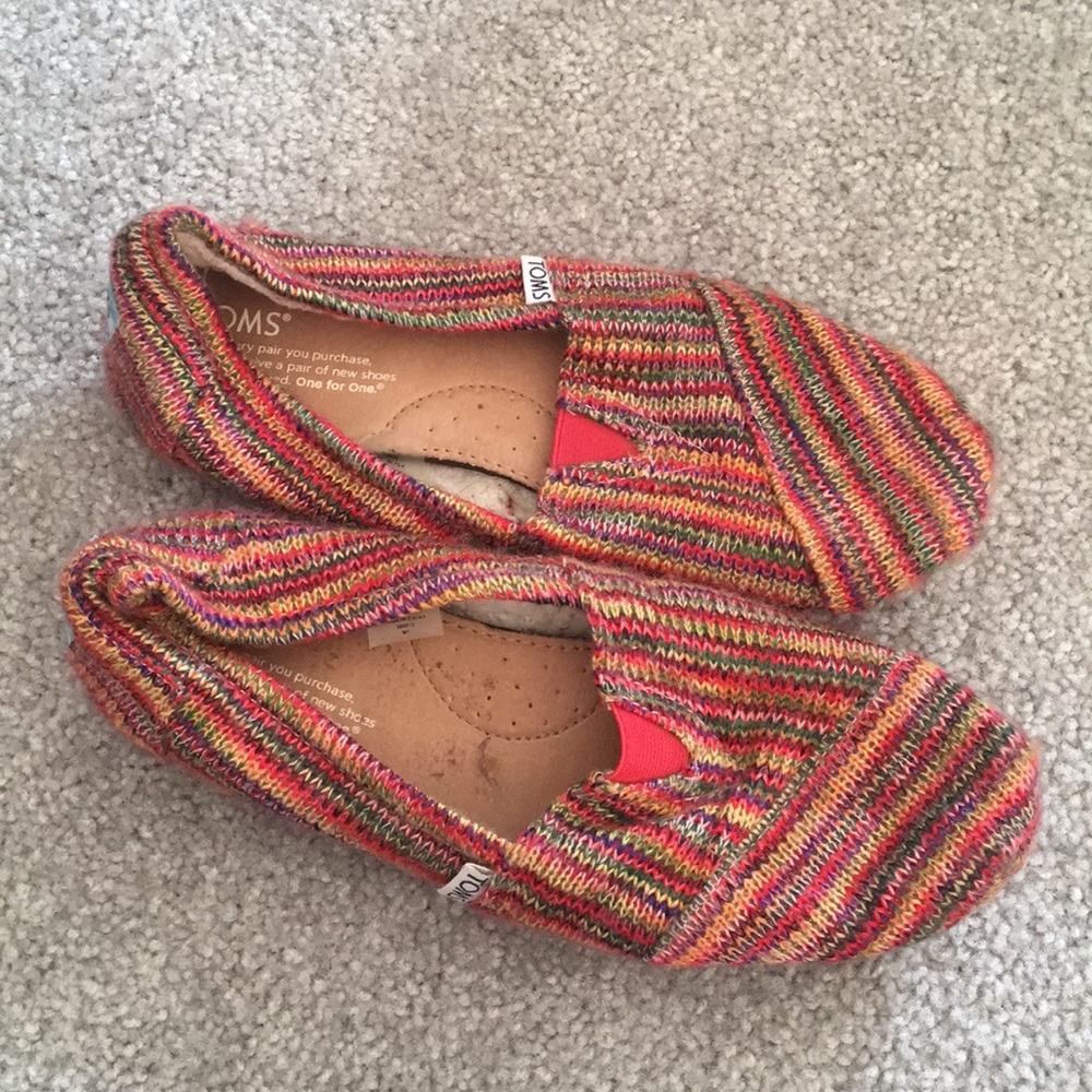 Faux fur lined Toms